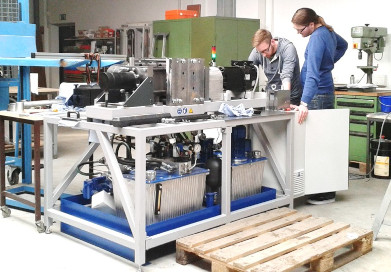 image of Commissioning of a ball bearing testing machine